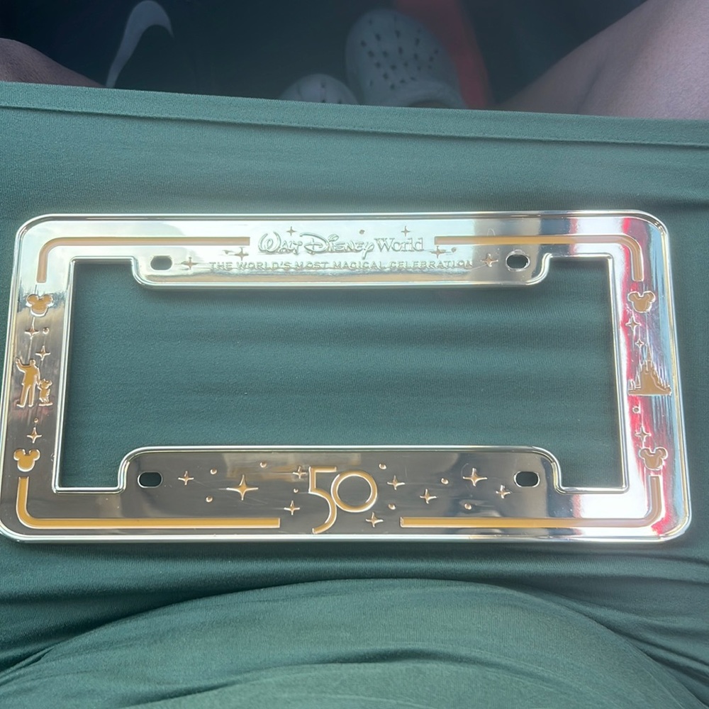 Disney license plate